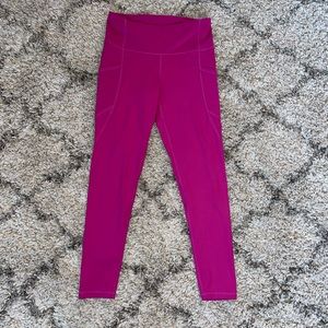 Mono b fuchsia pink leggings size medium
